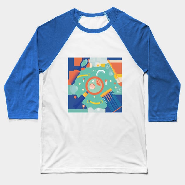 Biology New Baseball T-Shirt by Roseyasmine